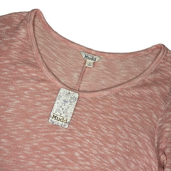 NWT Mudd Sharkbite hem sweater tunic womens large - Picture 3 of 9